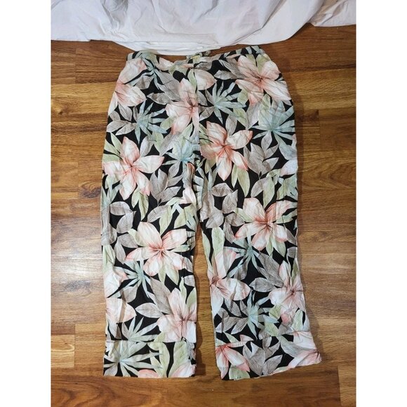 Kahala pants size 8 Tropical Hawaiian print Rayon - Picture 5 of 5